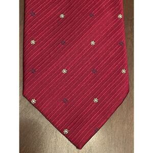 Zadi Andrews Ties Milano Red 100% Silk Men’s Neck Tie Made In Italy